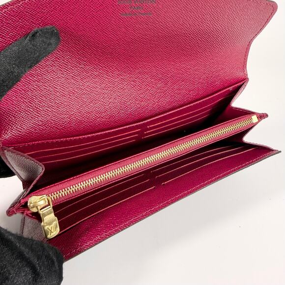 Louis Vuitton Monogram Sarah Wallet Fuchsia - Picture 7 of 9
